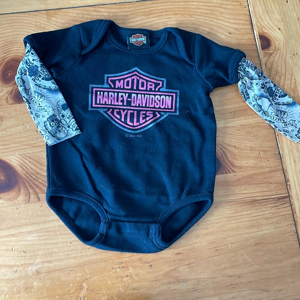 Harley Davidson onsie